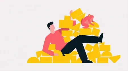 Overwhelmed person at desk — why generic productivity tips can hurt ADHD